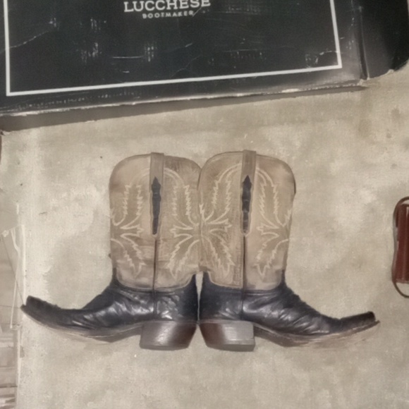 Woman's Osterich Lucchese cowgirl boots - Picture 6 of 7